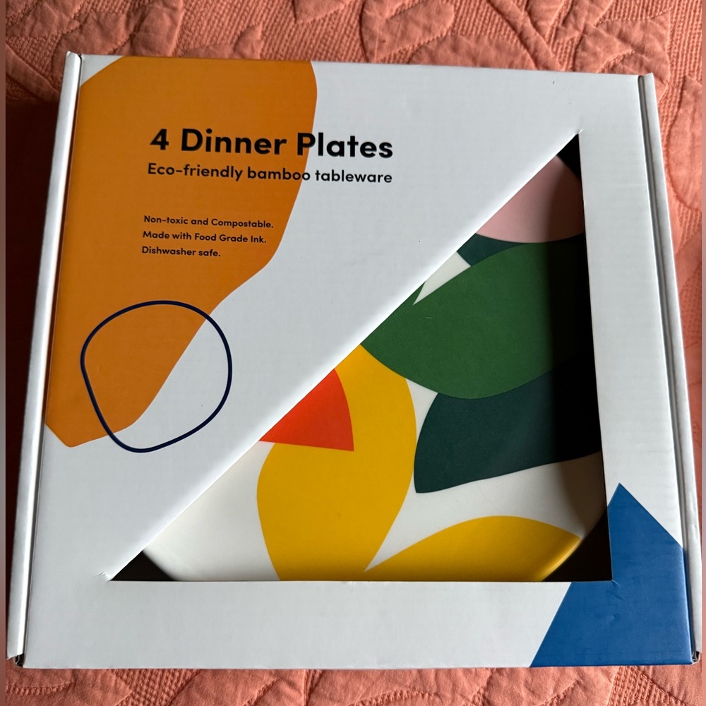 Anthropologie — Eco-friendly Bamboo Dinner Plates - POKETO - melamine